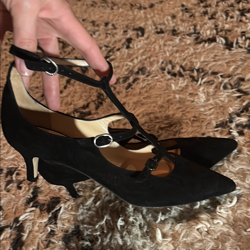 Like New-Charles Kammer Black Women's Heels